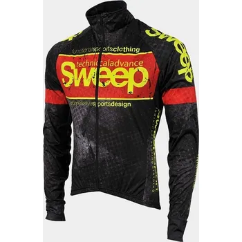Cyklistická bunda SWEEP CYKLISTICKÁ BUNDA NOWIND SILNÁ J013 black/red/fluo Varianta: XS