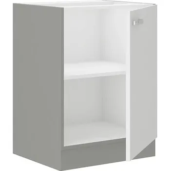 Kuchyňská skříňka Kuchyňská skříňka Bianka 60D 1F BB, bílá/šedá