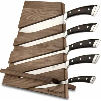 Kuchyňský nůž Bugatti Ergo Pakka s blokem Trattoria