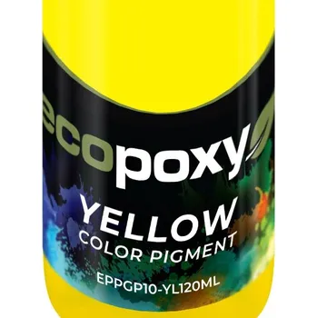EcoPoxy (Barevné pigmenty do pryskyřice) 120ml Žlutá