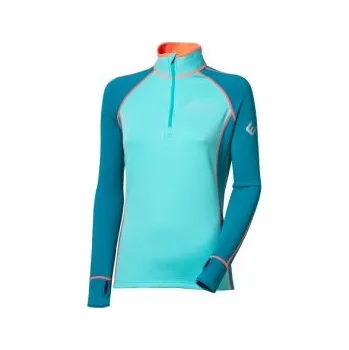 Dámská móda Progress TISPA ZIP modrozelená/mintová XL; Modrá mikina + DÁREK DLE VÝBĚRU!