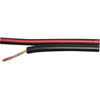 Elektronická součástka Dvojlinka CYH - 2x 0,50 mm2 černo rudý