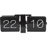 Present time Černé nástěnné hodiny Carter II