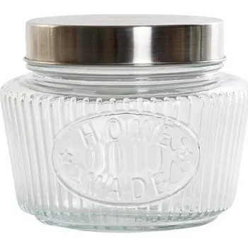 Dóza na potraviny Skleněná dóza "SILVER" 14.1x11.5cm