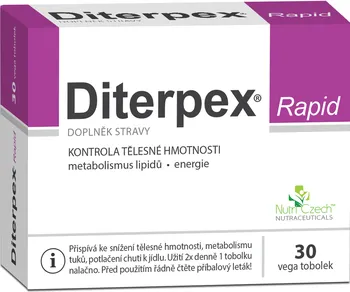 přípravek na hubnutí Nutri Czech Diterpex Rapid 30 tob.