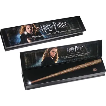 Karnevalový doplněk Noble Collection Harry Potter Illuminating Wand Hermione Granger 38 cm