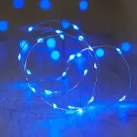 Decoled BL22B světelný řetěz 20 LED modrý