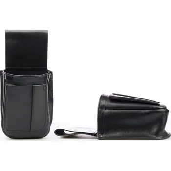 Kožená kapsa na kasírku pro číšníky PREMIUM Barva: Černá OMEGA