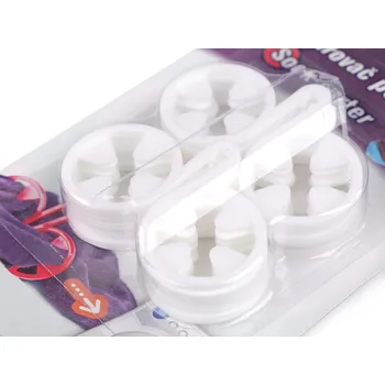 Párovač ponožek 40x60mm, barva 4 bílá