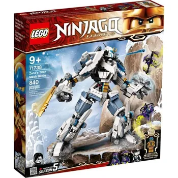 Stavebnice LEGO LEGO Ninjago 71738 Zane a bitva s titánskými roboty