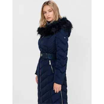 Dámský kabát Guess Sofia modrý XS