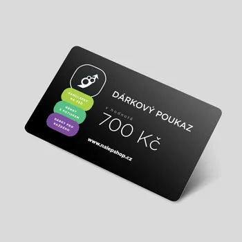 Dárková krabička Dárková poukázka na zboží v hodnotě 700 Kč