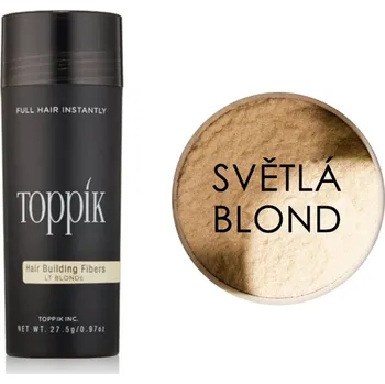 Toppik vlákna k zahuštění vlasů 27,5g odstín světlá blond