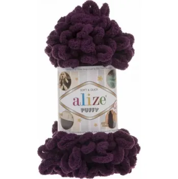 Galanterie Příze Puffy tmavě fialová 111