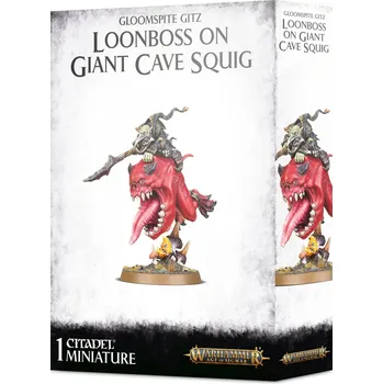 Desková hra Games Workshop Warhammer: AoS - Gloomspite Gitz Loonboss on Giant Cave Squig