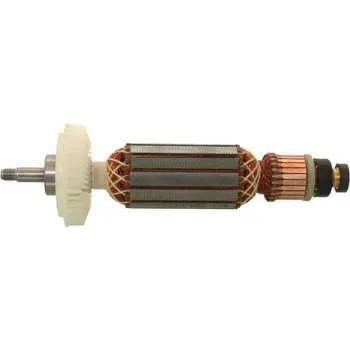 ND - Originální rotor - kotva s ventilátorem pro brusku Bosch GWS 15-125 CI Professional 3601G95000 (kód 1607000V35)