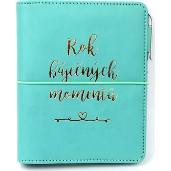 Diář Happy Spirit kroužkový diář s vyměnitelným kalendáriem A6 týdenní 2021 Rok báječných momentů