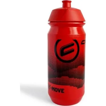 Láhev Lahev na pití Crussis červená, objem 0,5l (bidon na pití, barva červená)