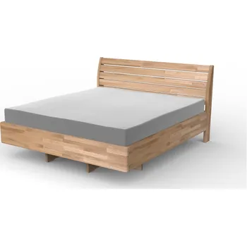 Postel Masivní postel GEMINI - Solwo Design Dřevo a odstín oleje: DUB Cink - Olej odstín DO206, Rozměr spací plochy: 180x200