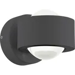 Eglo 96049 ONO 2 - Nástěnné antracit LED svítidlo, bez vypínače a kabelu (LED nástěnné antracitové svítidlo)