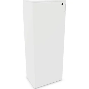 Policová skříň Kancelářská skříň - dveře jednokřídlé, v x š x h: 1545 x 600 x 445 mm, barva bílá