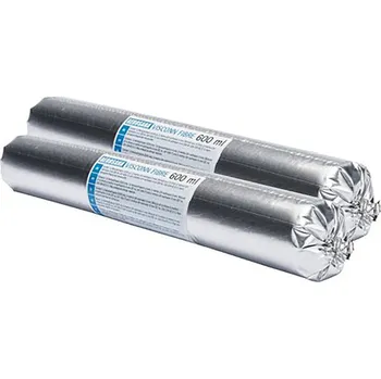 Průmyslové lepidlo ProCLIMA® | AEROSANA VISCONN FIBRE 600 ml | vyztužený vzduchotěsný stříkatelný tmel Barva: Modrošedá