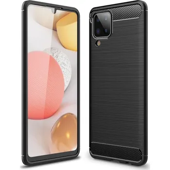 Pouzdro na mobilní telefon Tech-Protect Ochranný kryt pro Samsung Galaxy A12 - Tech-Protect, Tpucarbon Black
