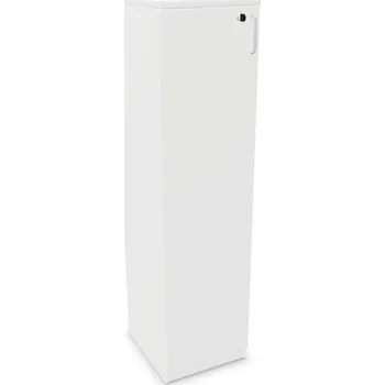 Policová skříň Kancelářská skříň - dveře jednokřídlé v x š x h: 1545 x 400 x 445 mm, barva bílá