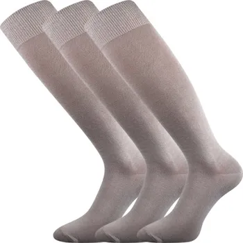 Zdravotní podkolenky 3 kusy v balení Lonka Hertz světle šedá Velikost: 43-46