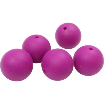 Příze Silikonový korálek 19mm Růžovofialový (Silikonový korálek 19mm Růžovofialový)