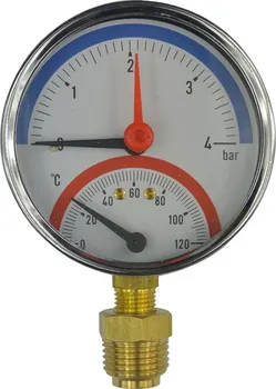 Příslušenství pro ohřívač vody Klum Teploměr s manometrem PR3080