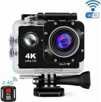 Kamera do auta SPORTOVNÍ VODOTĚSNÁ KAMERA 4K S WIFI OVLADAČEM (Sportovní voděodolná kamera 4K s wifi a ovladačem)