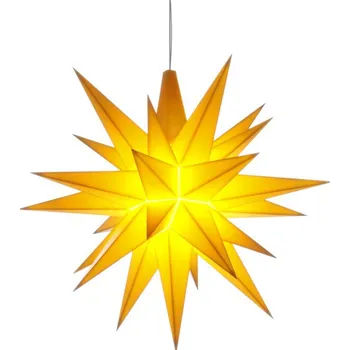 Vánoce Herrnhutská hvězda ke složení, A1b - Ø cca 13 cm, žlutá