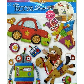 Samolepící dekorace Nástěnná tapeta 3D AUTA 30,5 x 30,5 cm