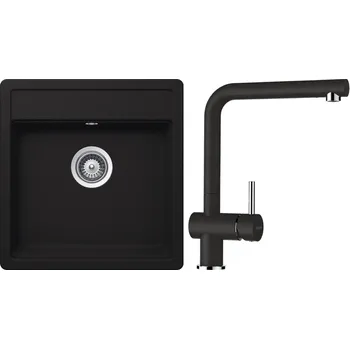 Kuchyňský dřez Set Schock S23-3 (dřez Nemo N-100S Onyx + baterie Epos Onyx)