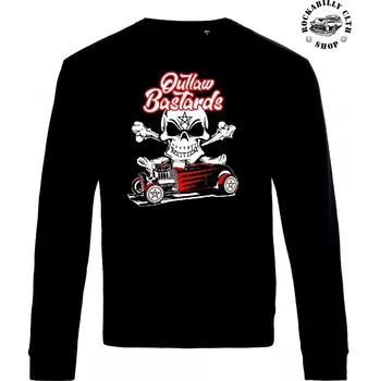 Pánská mikina Mikina pánská Outlaw Bastards Hot Rod Pentagram - velikost XXL