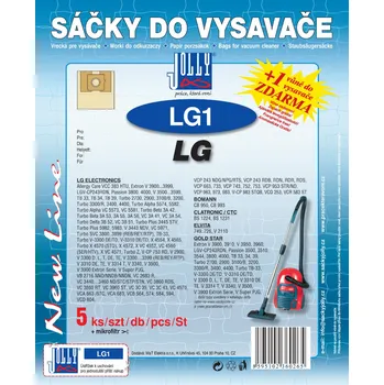 Sáček do vysavače Jolly LG1 5 ks