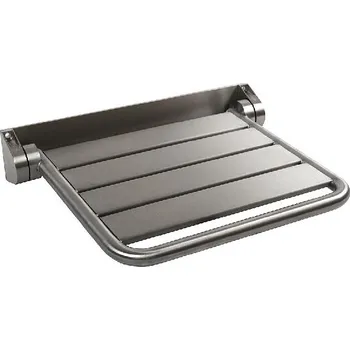 Koupelnové sedátko Reming Nerezový program - Sklopné sedátko, kartáčovaná nerez ALT1