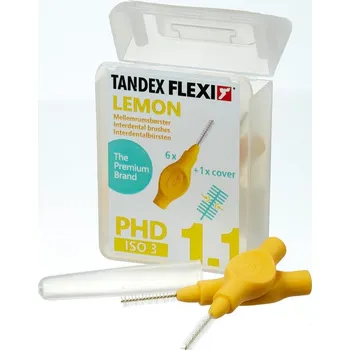Zubní kartáček Tandex Flexi mezizubní kartáčky 1,1mm (žluté), 6ks
