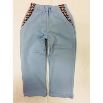 dětské tepláky, velikost 116, Barva béžová, Střih s nápletem