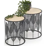 Halmar Folla 2 ks přírodní/černé