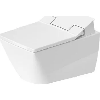 Klozet Duravit Viu - Závěsné WC pro bidetové sedátko SensoWash, Rimless, DuraFix, bílá 2511590000