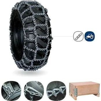 Sněhové řetězy Sněhové řetězy 14/80 R24 s hroty záběrové