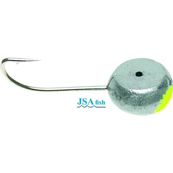 Umělá nástraha JSA Fish marmyška barvená stříbrná/žlutá hmotnost: 1 g