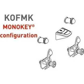 Zavazadlo na motocykl KOFMK redukce pro montáž kufrů Monolock KAPPA