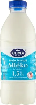 Mléko Olma Čerstvé mléko polotučné 1 l