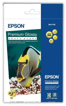 Kancelářský papír Epson Premium Glossy Photo Paper 10 x 15 cm 20 listů 
