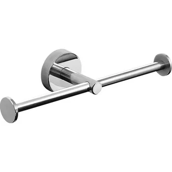 Sanela SLZD 21 - Nerezový dvojitý držák toaletního papíru, povrch lesklý (62210)