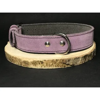 Obojek pro psa Palkar obojek z velurové kůže pro psy 55 cm x 30 mm růžová (Palkar obojek z velurové kůže pro psy 55 cm x 30 mm růžová)