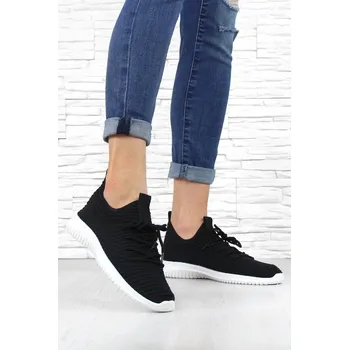 Dámské tenisky Sport Černé ponožkové tenisky 1939-1B Velikost: 38